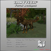 ! Boxed Canytech fur TWI Fox - golden black leopard