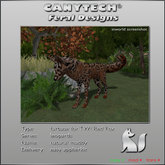 Canytech fur TWI Fox - natural muddy leopard