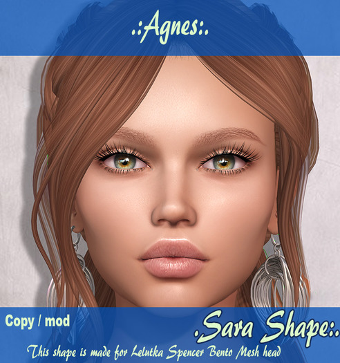 Sara shape for Spencer Lelutka head