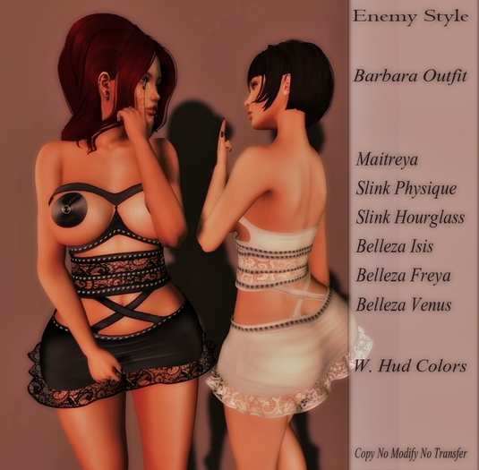 Enemy Style Barbara Dress (ADD/REZZ)
