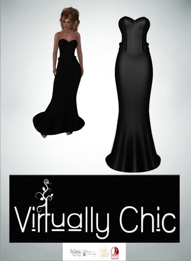 ::VC: NARCISCO Corset Gown - BLACK