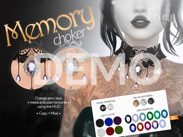 Memory - Lace Choker - DEMO