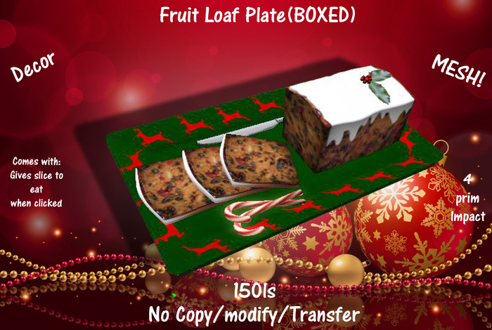 Fruit Loaf Plate(BOXED)