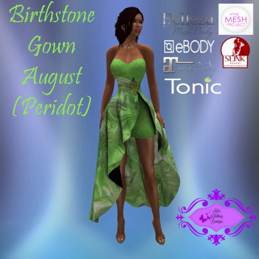 Birthstone Gown - August Peridot