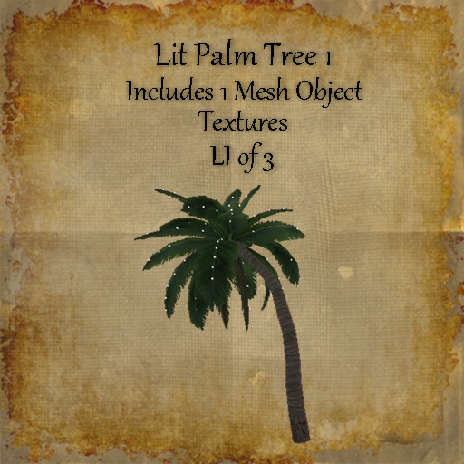 Bad Katz Lit Palm Tree 1