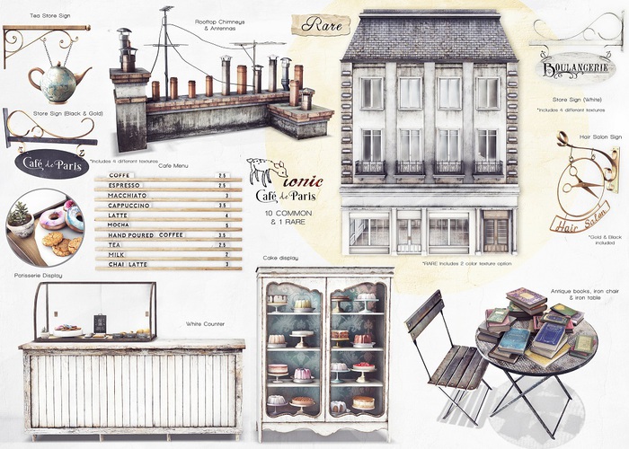 ionic : Store Sign (Black & Gold)