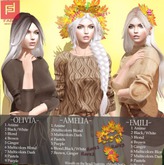 -FABIA- Mesh Hair   <Olivia> Brown