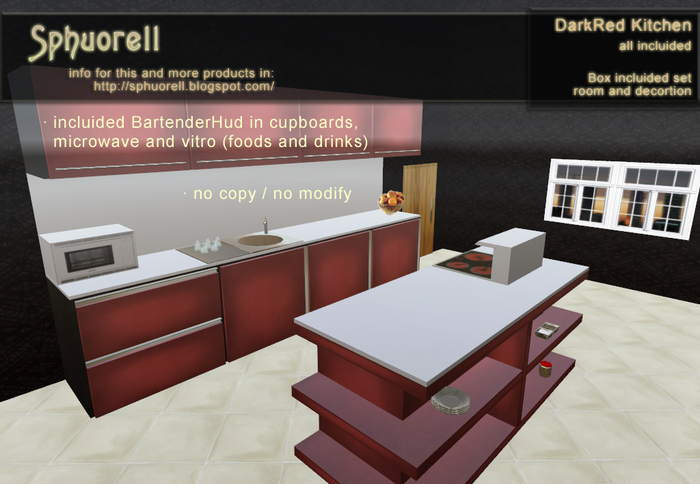 Box DarkRed Kitchen  ~~ Sphuorell ~~