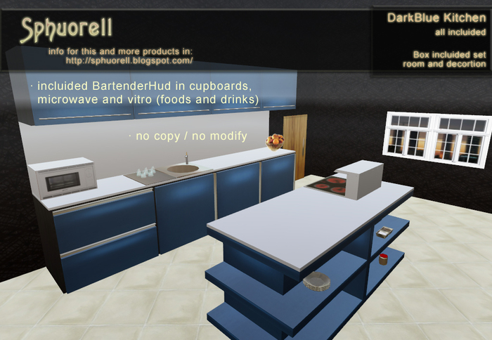 Box DarkBlue Kitchen  ~~ Sphuorell ~~