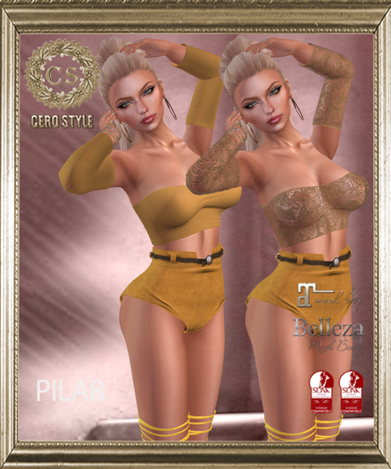CERO STYLE Pilar Outfit Mustard