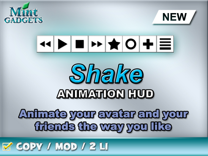 Mint Gadgets - Shake Animation / Dance HUD
