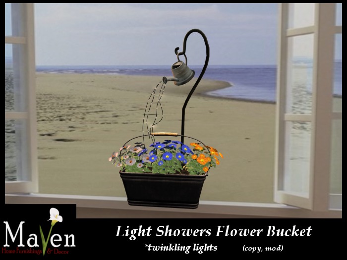 Light Showers Flower Bucket