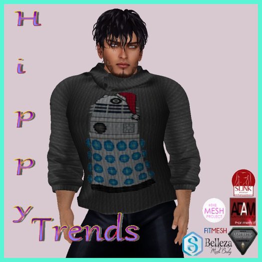 {HT} Grey Dalek Holiday Sweater