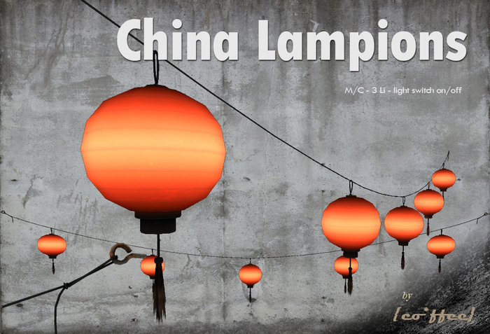 {co*ffee} China Lampions