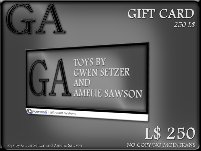 [GA] Gift Card 250 -BOXED-