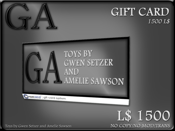 [GA] Gift Card 1500 -BOXED-