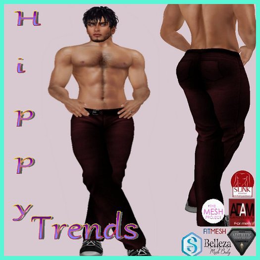 {HT} Wine Jeans