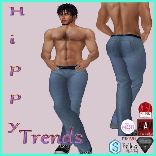 {HT}Faded blue Jeans