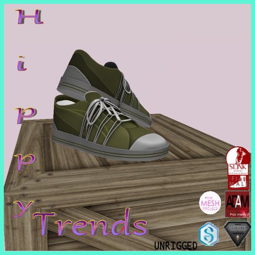 {HT}Olive Sneakers