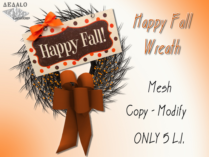 Happy Fall Wreath - F