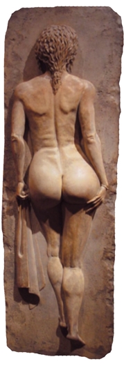 Nude bas relief