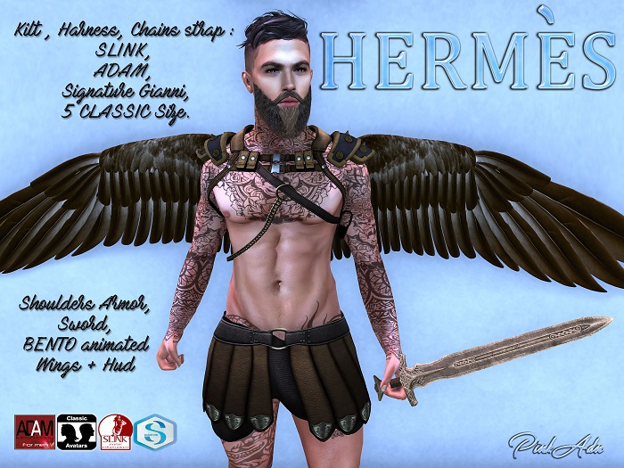 [AdN] Hermes (slink male adam signature gianni classic avatar)