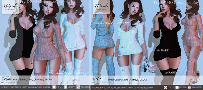 #9~Nerido~ Rita String (Maitreya)-Sky