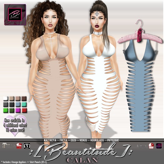 :[Beautitude]: Calan Dress [Powder] (Add Me)