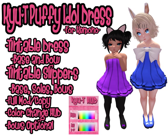 Kyu~T Puffy Idol Dress For Kemono