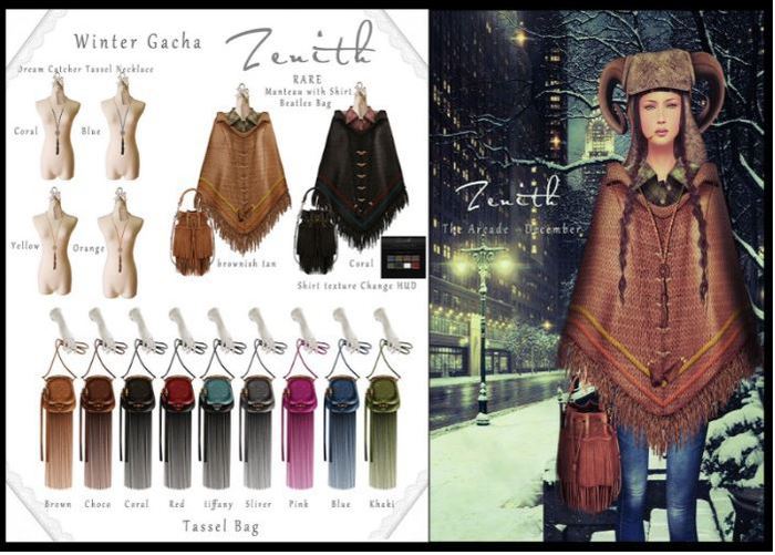 =Zenith=Dream Catcher Tassel Necklace (Orange)