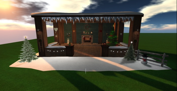 Christmas Country Gazebo