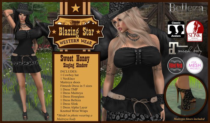 *BLAZING STAR*Sweet Honey-Singing Shawdows