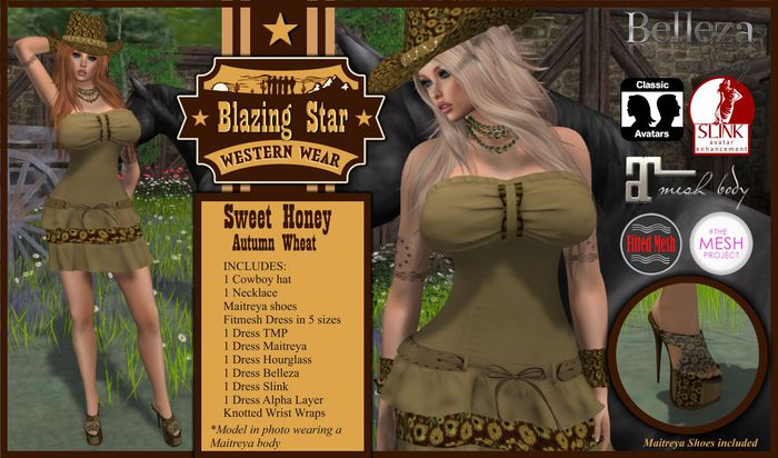 *BLAZING STAR*Sweet Honey-Autumn Wheat