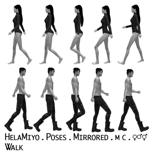 HelaMiyo :: Poses :: Walk