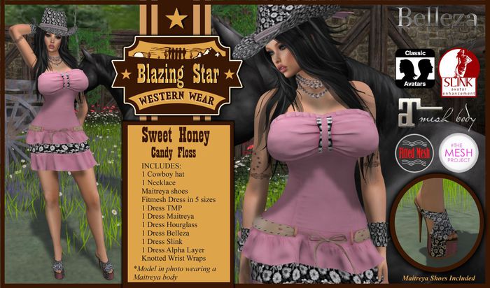 *BLAZING STAR*Sweet Honey-Candy Floss