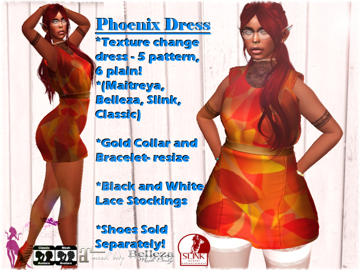 ^^D.T.P^^- Phoenix Dress Slink