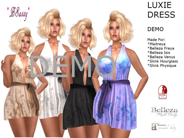 *BSASSY* LUXIE DRESS DEMO