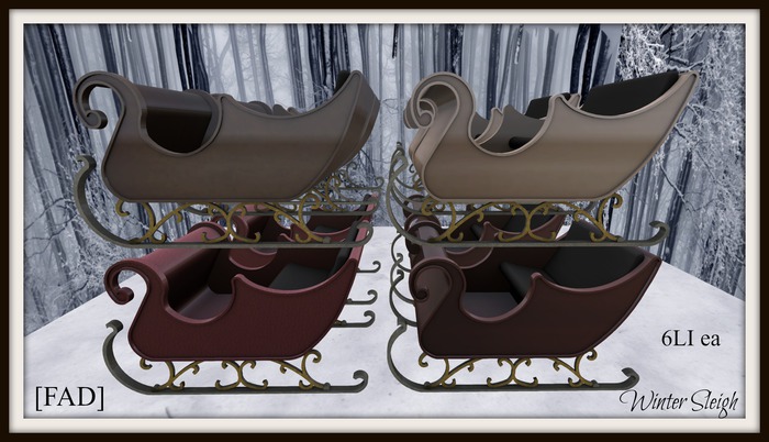 [FAD] Winter Sleigh 8PC Set