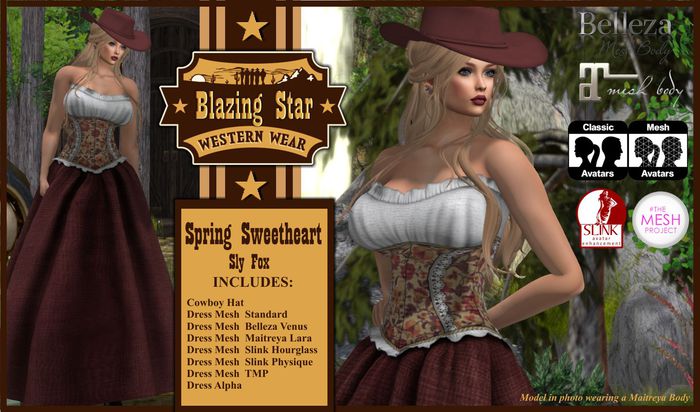 *BLAZING STAR*Spring Sweetheart-Sly Fox
