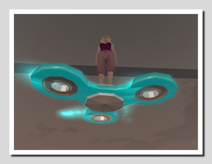 Wearable vehicle - Fidget Spinner - Blue