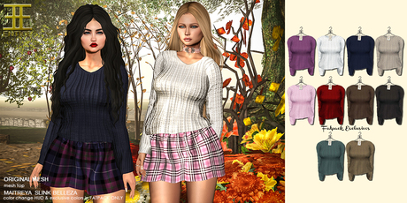 Second Life Marketplace - Entice - I Hope You Dance Sweater Fatpack