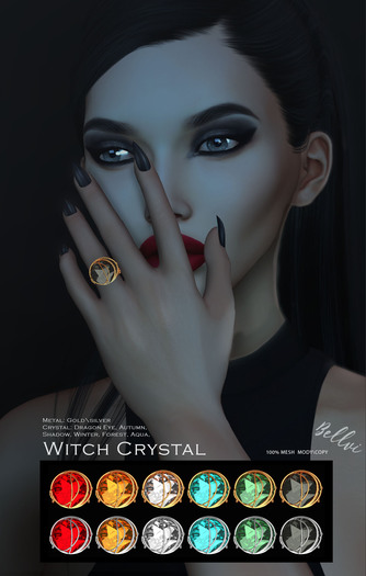 [bellvi] Witch Crystal [Gold-Rign]