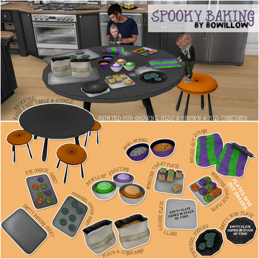 :BoWillow: Spooky Baking Set - Almond Flour **ON SALE**