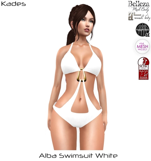 Kades - Alba Swimsuit - White