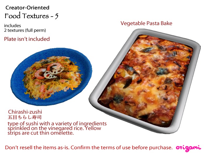 origami~* Food Texture 4