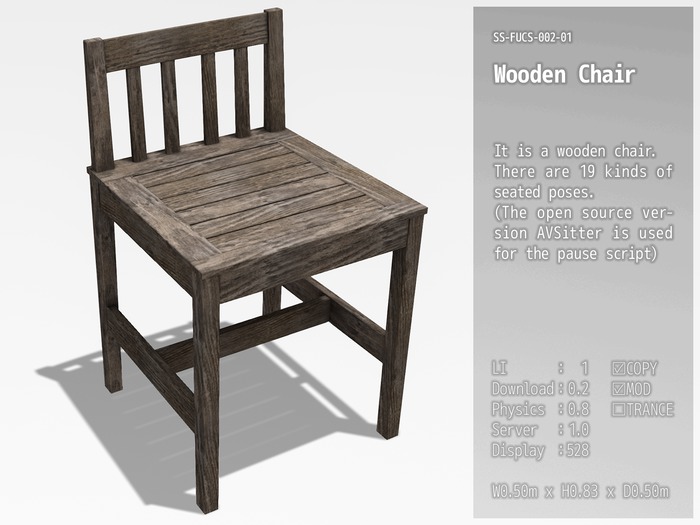 SS: Wooden Chair