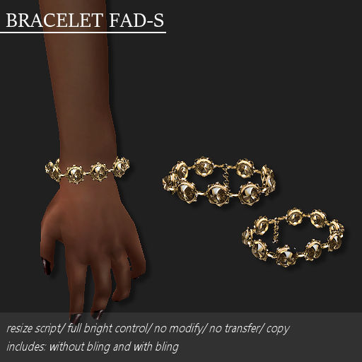 BRACELET FAD-S GOLD       -RYCA-