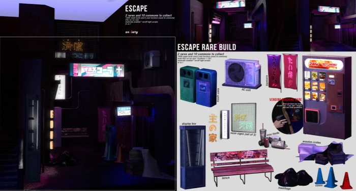 /anxiety/ escape display box COMMON