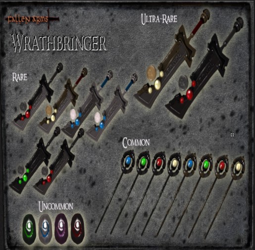 (FA) Cleric Staff Gold/Emerald COMMON