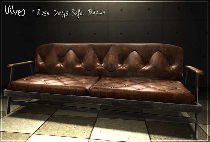 VIBES - Those Days Sofa Brown